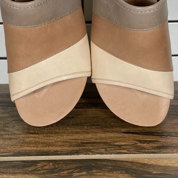 Earth Pine Tiga Womens Size 8.5 Shoes Multicolor Leather Platform Slide Sandal - Picture 8 of 16